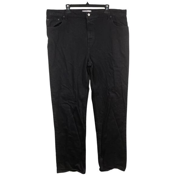 Abercrombie Fitch 35/20L 44x32 90s Straight Ultra High Rise Curve Love Jeans - Picture 1 of 5